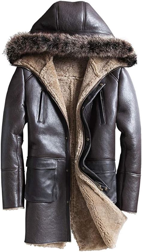 prada fur lined hooded parka|Black Shearling Fur Coat .